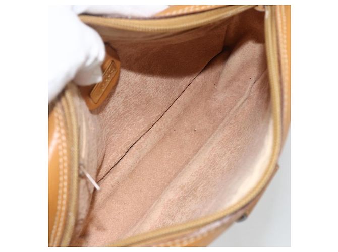 Gucci Borsa a Spalla Micro GG Supreme PVC Beige Oro 007 104 0098 Auth 174093 D'oro - vista 11