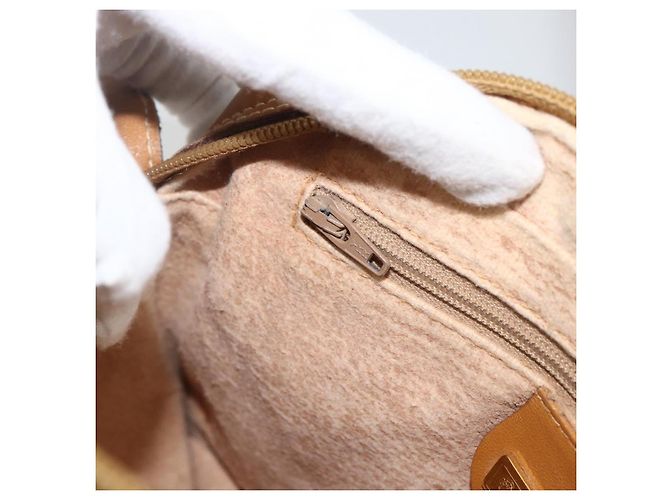 Gucci Borsa a Spalla Micro GG Supreme PVC Beige Oro 007 104 0098 Auth 174093 D'oro - vista 20