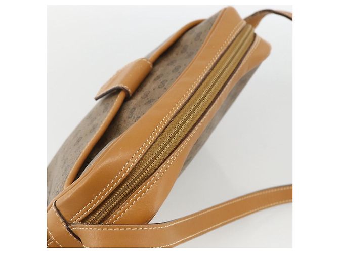 Gucci Borsa a Spalla Micro GG Supreme PVC Beige Oro 007 104 0098 Auth 174093 D'oro - vista 6