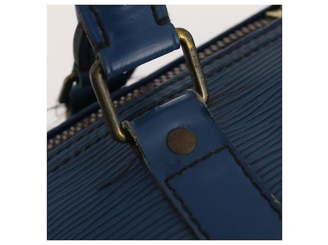 LOUIS VUITTON Epi Keepall 50 Borsa Boston Blu M42965 LV Auth LNZ303 - vista 10