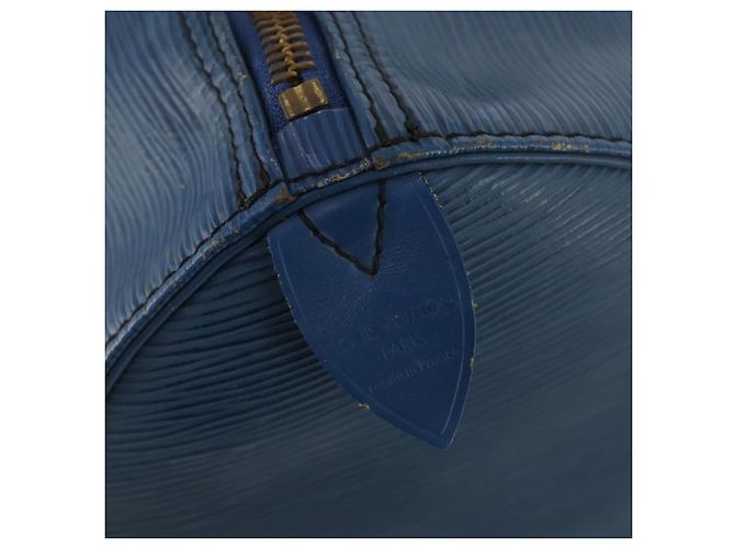 LOUIS VUITTON Epi Keepall 50 Borsa Boston Blu M42965 LV Auth LNZ303 - vista 17