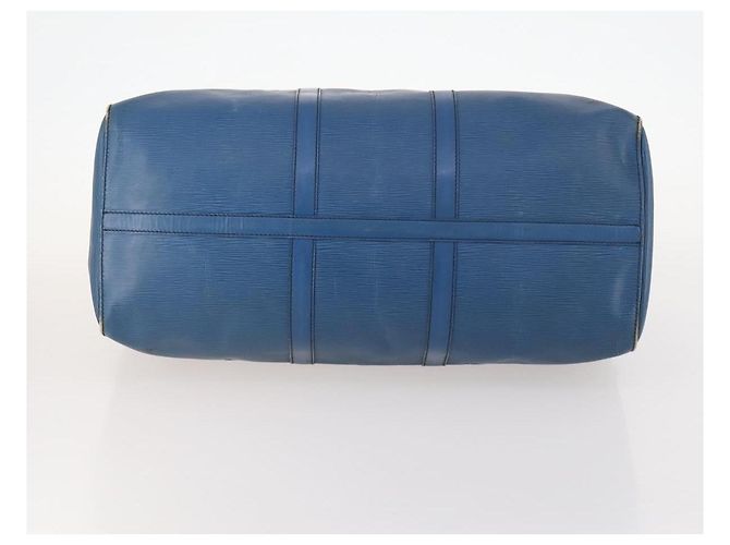 LOUIS VUITTON Epi Keepall 50 Borsa Boston Blu M42965 LV Auth LNZ303 - vista 5