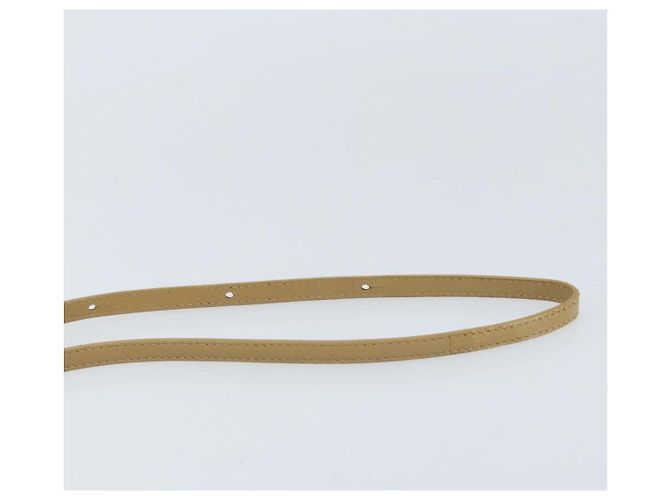 Céline Borsa a Spalla CELINE Trio in Pelle Beige Oro Auth BA10653 D'oro - vista 8