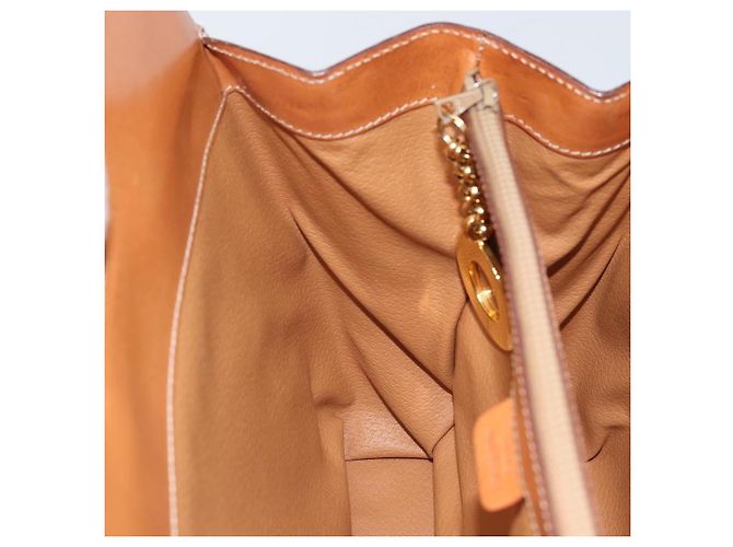 Céline CELINE Macadam Canvas Tote Bag PVC Beige Gold Auth ARZ058V Golden - Ansicht 20