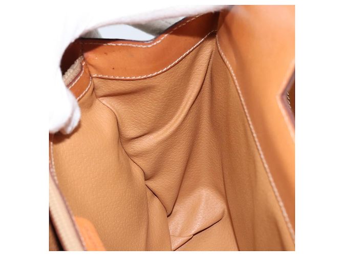 Céline CELINE Macadam Canvas Tote Bag PVC Beige Gold Auth ARZ058V Golden - Ansicht 21