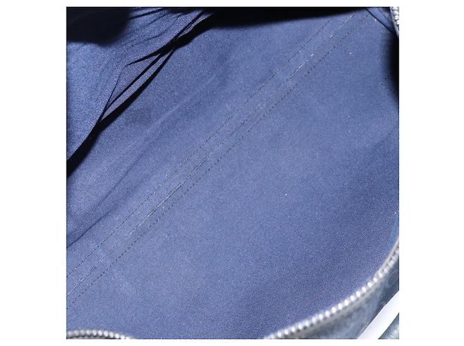 Céline Borsa Boston Celine C Sulky in tela blu navy Auth 166863 - vista 12