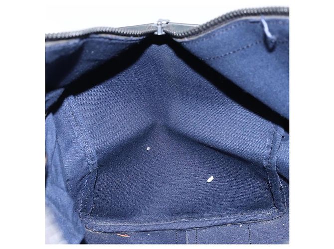 Céline Borsa Boston Celine C Sulky in tela blu navy Auth 166863 - vista 18