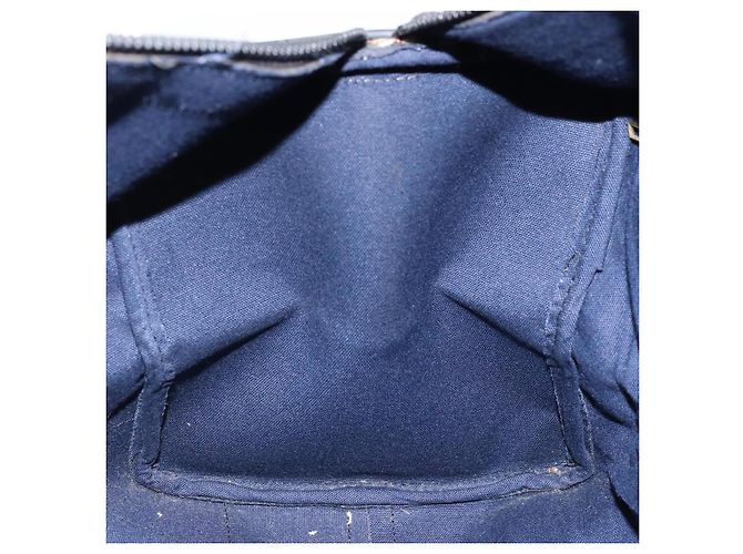 Céline Borsa Boston Celine C Sulky in tela blu navy Auth 166863 - vista 19
