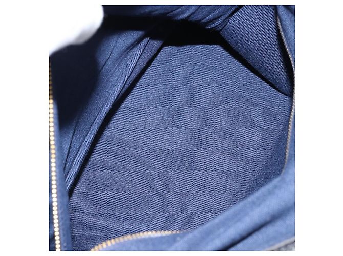 Céline Borsa Boston Celine C Sulky in tela blu navy Auth 166863 - vista 21