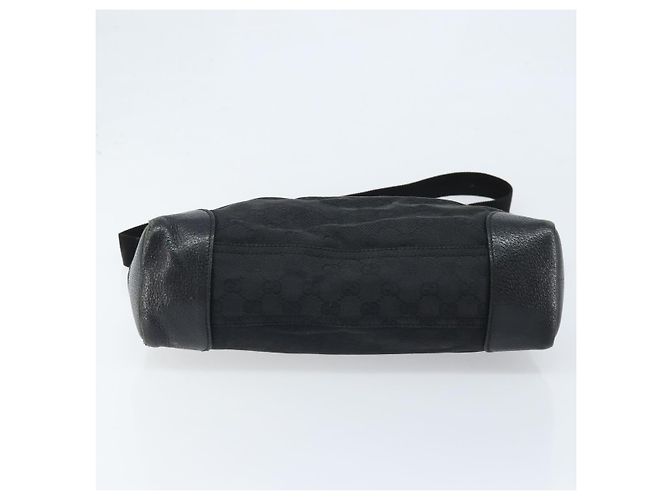 Borsa a Spalla GG Canvas Gucci Nera Argento 110054 Auth 173836 Nero - vista 9
