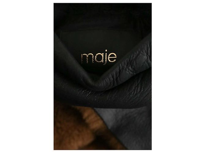 Maje Cappotto nero - vista 6