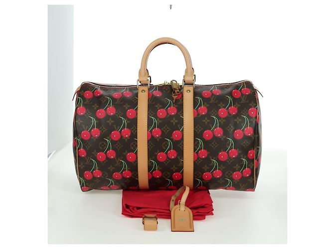 LOUIS VUITTON Borsa Boston Keepall 45 Monogram Ciliegia M95011 LV Auth 171440SV Monogramma - vista 12