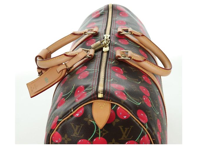 LOUIS VUITTON Borsa Boston Keepall 45 Monogram Ciliegia M95011 LV Auth 171440SV Monogramma - vista 6