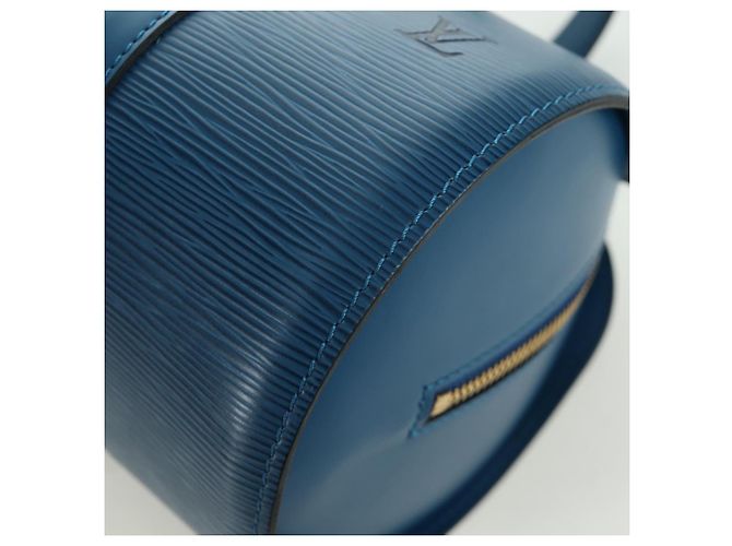 LOUIS VUITTON Borsa a Mano Epi Soufflot Blu M52225 LV Auth 171029A - vista 15