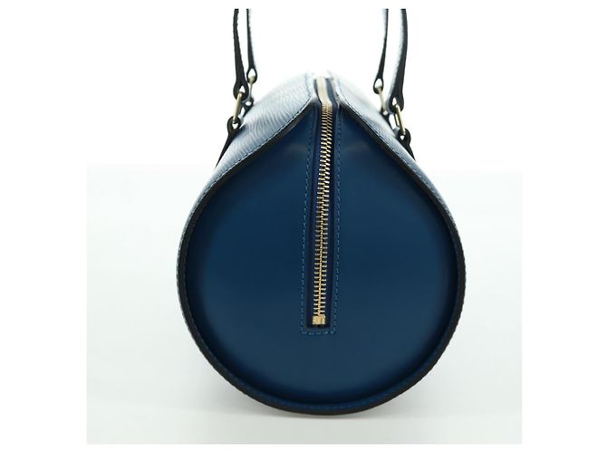LOUIS VUITTON Borsa a Mano Epi Soufflot Blu M52225 LV Auth 171029A - vista 3