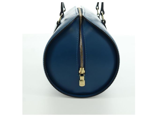 LOUIS VUITTON Borsa a Mano Epi Soufflot Blu M52225 LV Auth 171029A - vista 4