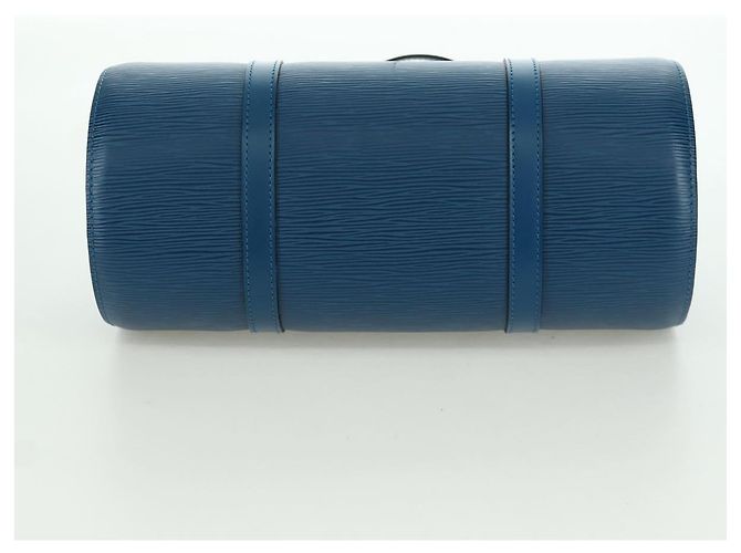 LOUIS VUITTON Borsa a Mano Epi Soufflot Blu M52225 LV Auth 171029A - vista 5