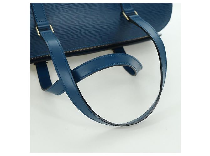LOUIS VUITTON Borsa a Mano Epi Soufflot Blu M52225 LV Auth 171029A - vista 7