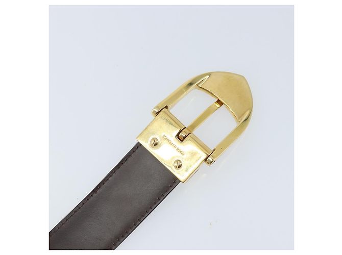 CINTURA LOUIS VUITTON Epi 90 cm Marrone moka LV Auth th6619 - vista 7