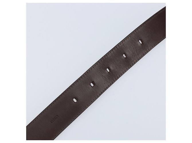 CINTURA LOUIS VUITTON Epi 90 cm Marrone moka LV Auth th6619 - vista 9