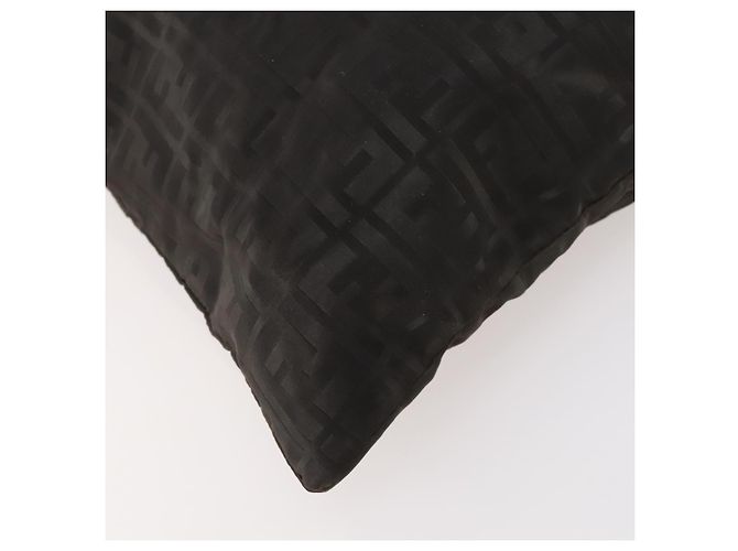 Borsa a Spalla in Tela Zucca FENDI Nero Oro Auth ep13431 D'oro - vista 16