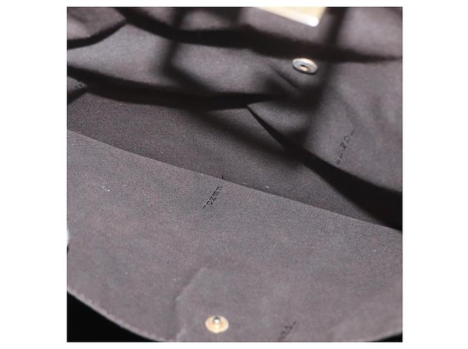 FENDI Zucchino Canvas Tote Bag Schwarz Grau Auth ka2926 Braun - Ansicht 21