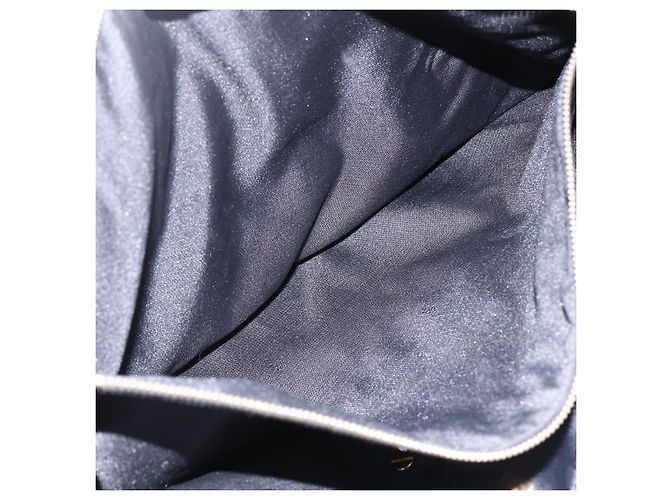 Borsa Tote FENDI in nylon nero e oro Auth th6603 D'oro - vista 22