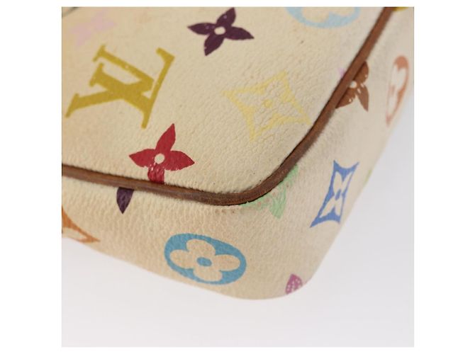 LOUIS VUITTON Pochette Accessoires Multicolore Pouch Bianco M92649 Auth LNZ992 - vista 16