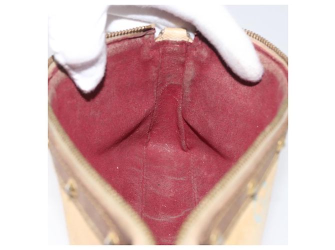 LOUIS VUITTON Pochette Accessoires Multicolore Pouch Bianco M92649 Auth LNZ992 - vista 22