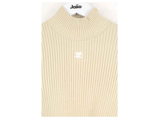 Courreges Pullover Ecru - vista 2