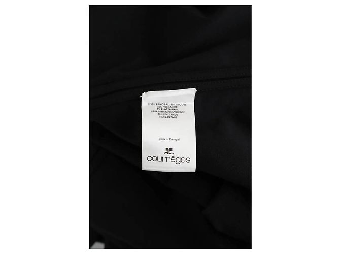 Courreges Schwarzes Kleid - Ansicht 6