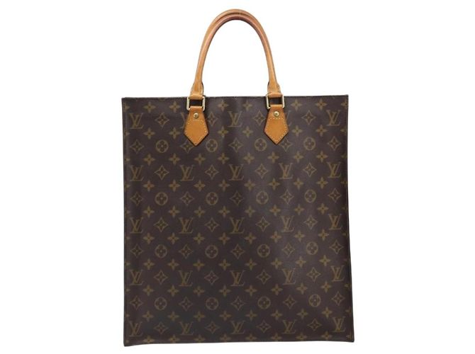 LOUIS VUITTON Borsa Sac Plat Monogram M51140 LV Auth BA10915 Monogramma - vista 13