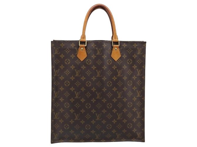 LOUIS VUITTON Borsa Sac Plat Monogram M51140 LV Auth BA10915 Monogramma - vista 2