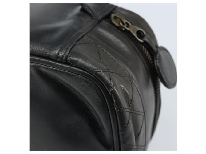 Vanity CHANEL Bicolor Kosmetiktasche aus Leder Schwarz CC Auth bs33805 - Ansicht 16