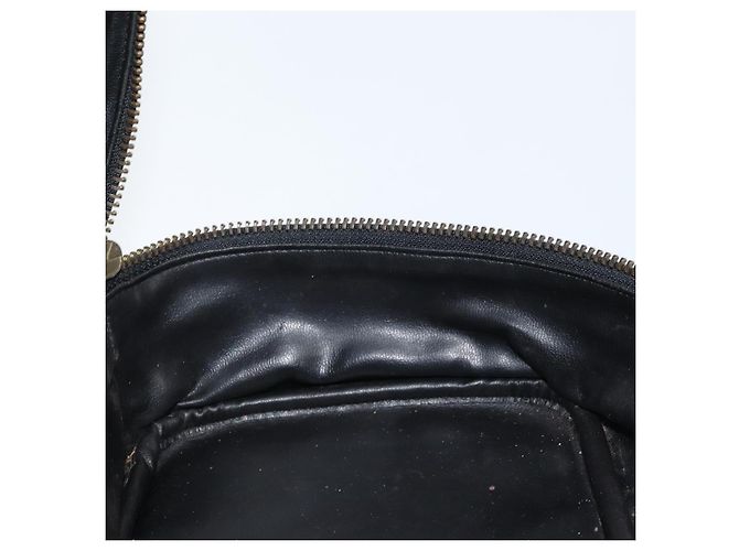 Vanity CHANEL Bicolor Kosmetiktasche aus Leder Schwarz CC Auth bs33805 - Ansicht 20