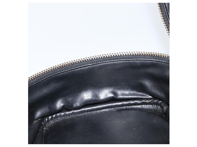 Vanity CHANEL Bicolor Kosmetiktasche aus Leder Schwarz CC Auth bs33805 - Ansicht 21