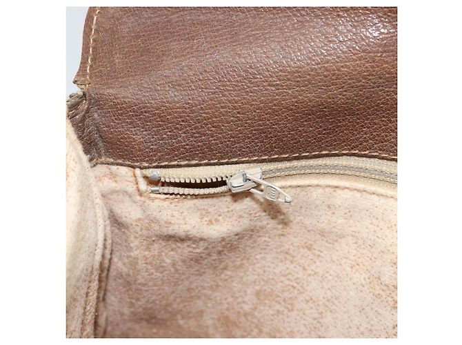 Borsa a Spalla GUCCI GG Plus Supreme PVC Beige Oro Auth 173828 D'oro - vista 20