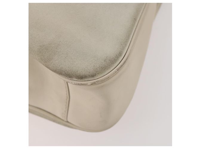 Bamboo Borsa a Spalla GUCCI in Camoscio Avorio Oro 001 2113 Auth fm5113 D'oro Crudo - vista 15
