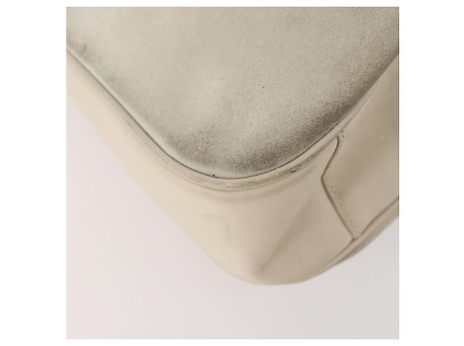 Bamboo Borsa a Spalla GUCCI in Camoscio Avorio Oro 001 2113 Auth fm5113 D'oro Crudo - vista 16