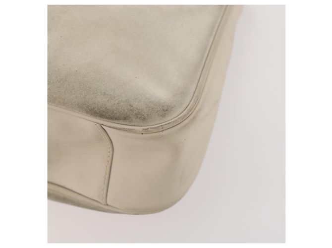 Bamboo Borsa a Spalla GUCCI in Camoscio Avorio Oro 001 2113 Auth fm5113 D'oro Crudo - vista 9