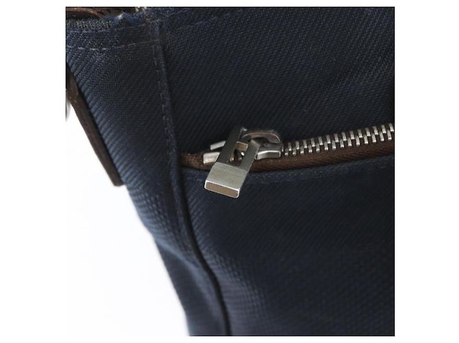 LOUIS VUITTON Bolsa Tote John Gruer Damier Geant Marinho N48089 LV Auth bs33788 Azul marinho - vista 17