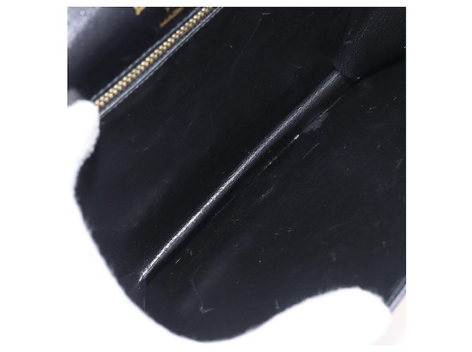 Borsa a Spalla Salvatore Ferragamo in Pelle Nera e Oro Auth BA11236 Nero D'oro - vista 11