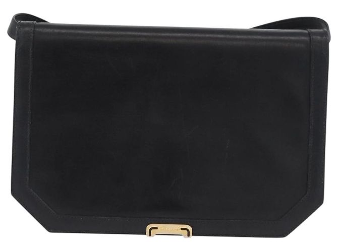 Borsa a Spalla Salvatore Ferragamo in Pelle Nera e Oro Auth BA11236 Nero D'oro - vista 13