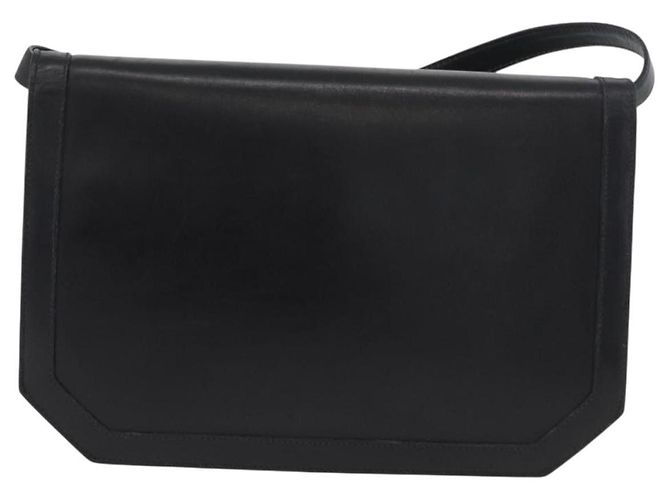 Borsa a Spalla Salvatore Ferragamo in Pelle Nera e Oro Auth BA11236 Nero D'oro - vista 2