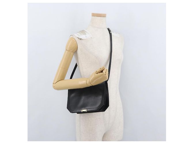 Borsa a Spalla Salvatore Ferragamo in Pelle Nera e Oro Auth BA11236 Nero D'oro - vista 22