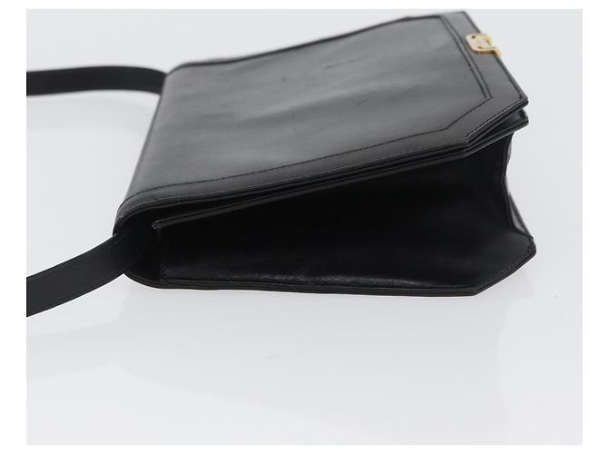 Borsa a Spalla Salvatore Ferragamo in Pelle Nera e Oro Auth BA11236 Nero D'oro - vista 4