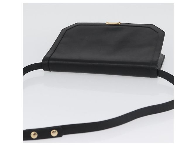Borsa a Spalla Salvatore Ferragamo in Pelle Nera e Oro Auth BA11236 Nero D'oro - vista 6