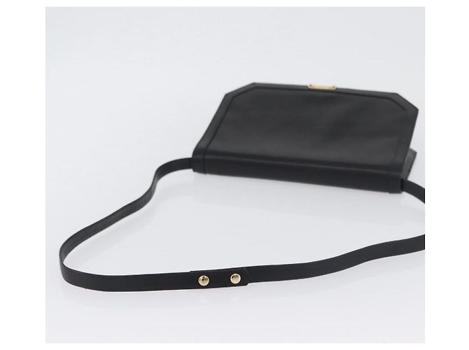 Borsa a Spalla Salvatore Ferragamo in Pelle Nera e Oro Auth BA11236 Nero D'oro - vista 7