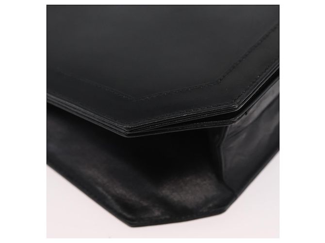 Borsa a Spalla Salvatore Ferragamo in Pelle Nera e Oro Auth BA11236 Nero D'oro - vista 9