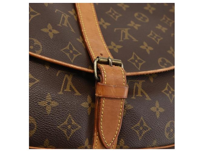 LOUIS VUITTON Borsa a Spalla Monogram Saumur 35 M42254 LV Auth ka3044 Monogramma - vista 10